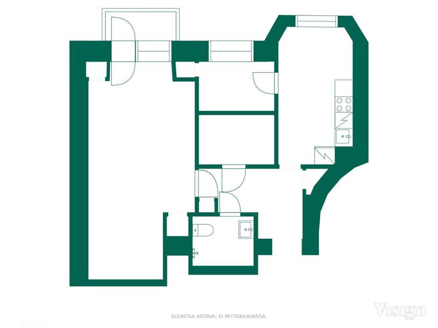 Artistic Kallio Apartment 헬싱키 외부 사진